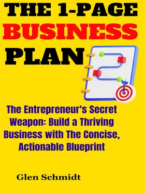 cover image of The 1-Page Business Plan